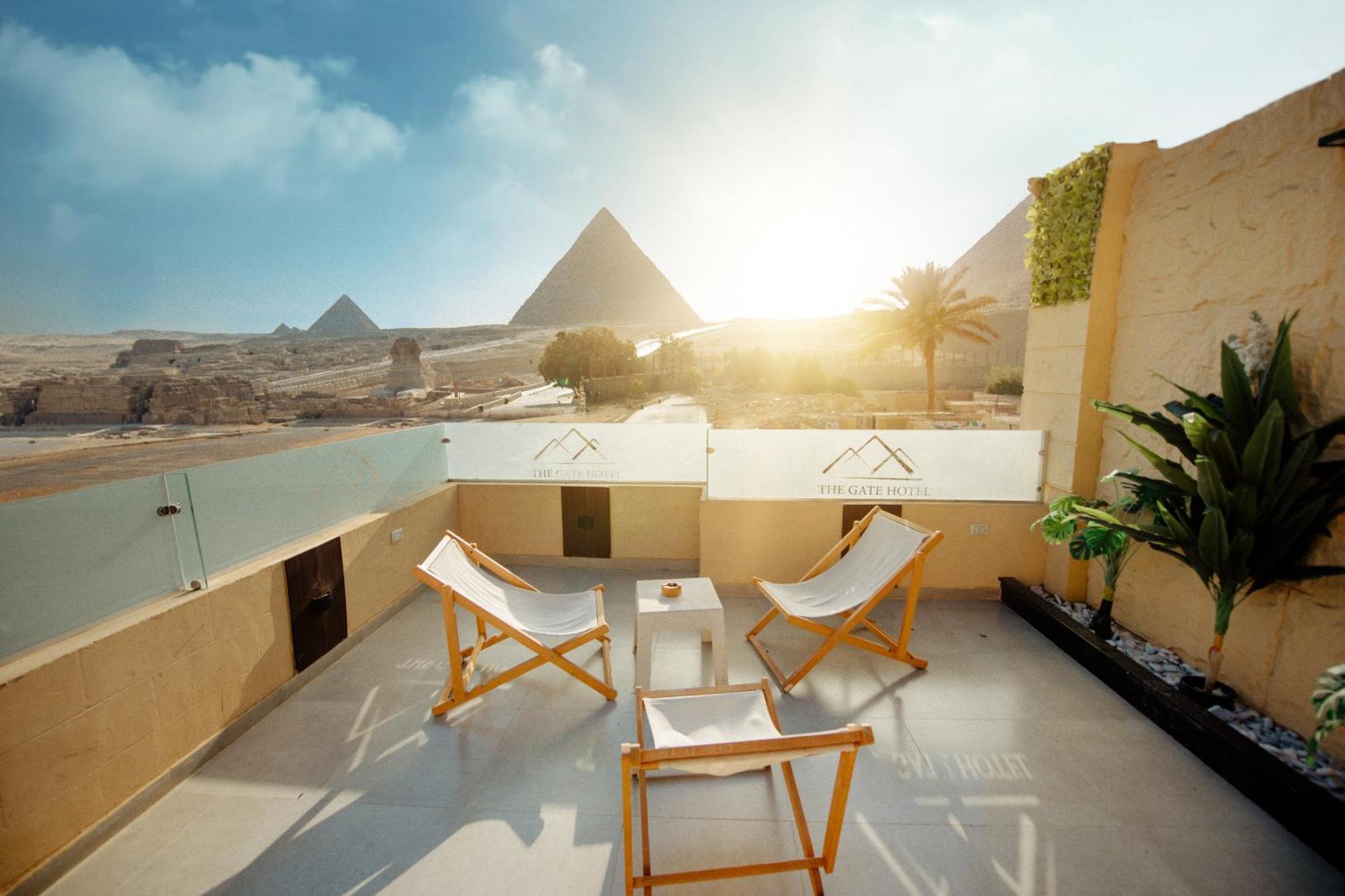The Gate Hotel Front Pyramids & Sphinx View Kafrat al Jabal Екстер'єр фото